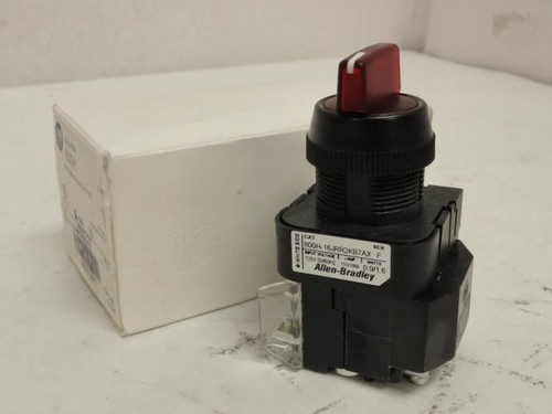 Allen-Bradley 800H-16JRR2KB7AX; Selector Switch; 3Pos; 120Vac