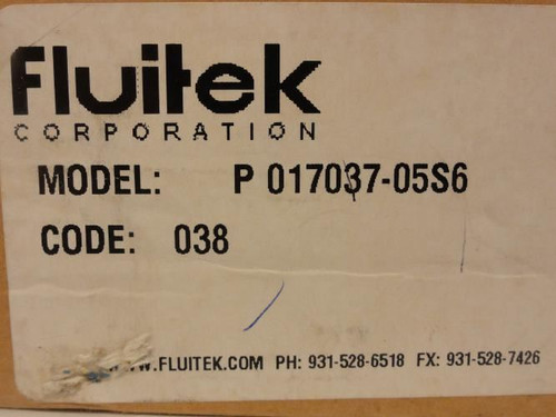 Fluitek P017037-05S6; Hydraulic Filter; Replaces 0060D001BN