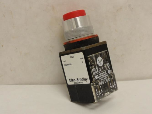 Allen-Bradley 800MR-B6; Pushbutton Switch Operator; Red
