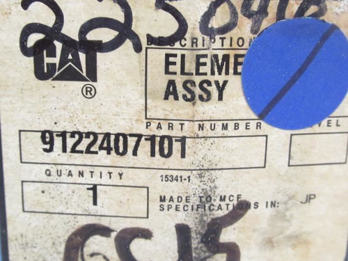 Caterpillar 9122407101; Element Assembly; 1-9/16"ID x 2-9/16"OD