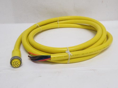 Woodhead 302000A01F1201; Female Straight Connector 12' Long