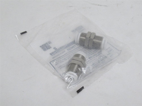 SMC KGE08-00; Bag-2; Bulkhead Unions; SS; 8mm