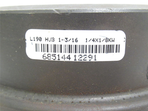 Lovejoy L-190X1-3/16; Jaw Coupler Hub; 1-3/16"ID; 4-1/2"OD