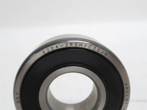SKF 6204-2RSJEM; Ball Bearing; 20mmID x 47mmOD x 14mm Wide