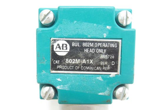 Allen-Bradley 802M-A1X; Limit Switch; Head Only