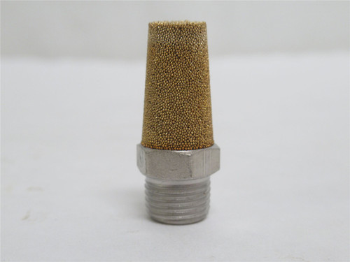 Industry-Std 1A325; Lot-5 Filter/Muffler; 100 MESH; 1/8 MNPT