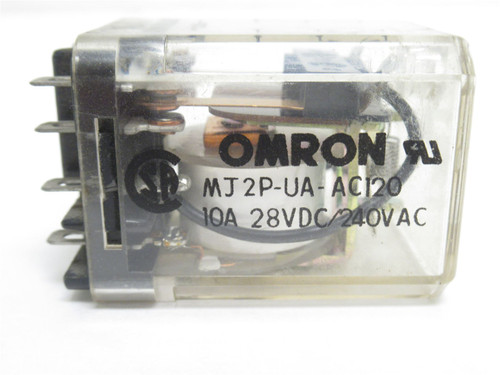 Omron MJ2P-UA-AC120; Relay; 10A; 240VAC; Coil: 120VAC