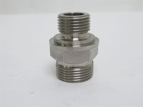 Scan American 931920; Flanged Connector; SS; 0.7 x 0.86"OD