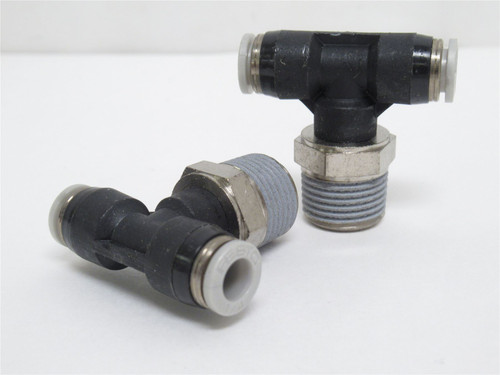 Festo QST-3/8-1/4-U; Lot-2; Tee Fitting 153700 1/4PTC x 3/8NPT