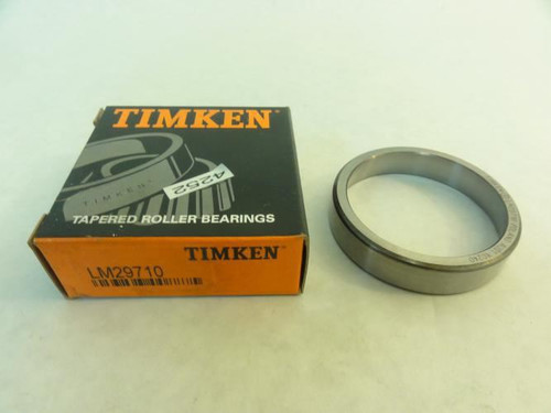 Timken LM29710; Bearing Cup; 2-9/16" OD; 0.55" W