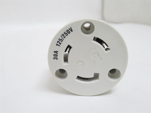 Hubbell HBL28W08; Watertight Locking Connector 30A 125/250VAC