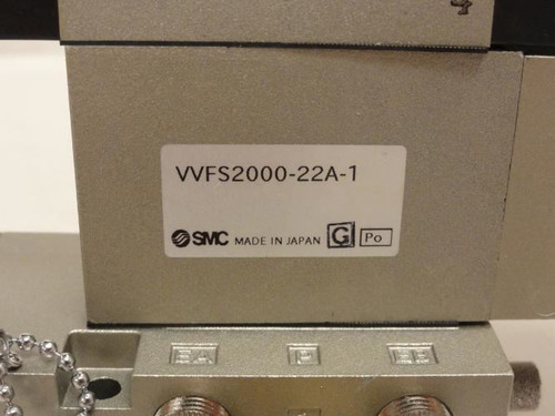 SMC VVFS2000-22A-1; Pneumatic Valve Assy; 0.15~1.0Mpa; 21-26VDC