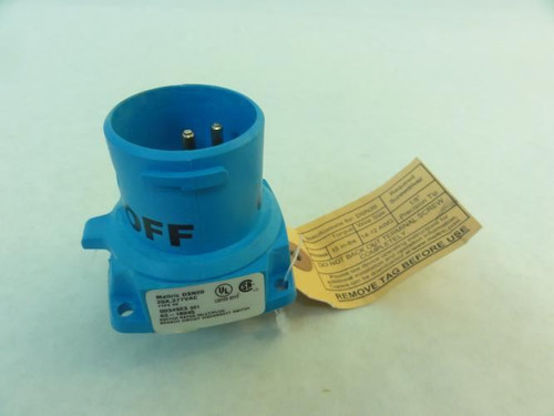 Meltric 63-18045; Inlet/Plug; 20A; 277VAC; 1P+N+G