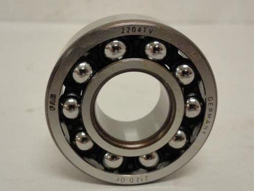 FAG 2204TV; Self Aligning Ball Bearing 20 ID x 47 OD x 18mm W