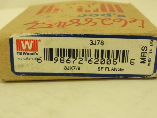 TB Woods 3J78; Sleeve Coupling Hub; Size: 3; Bore: 7/8"