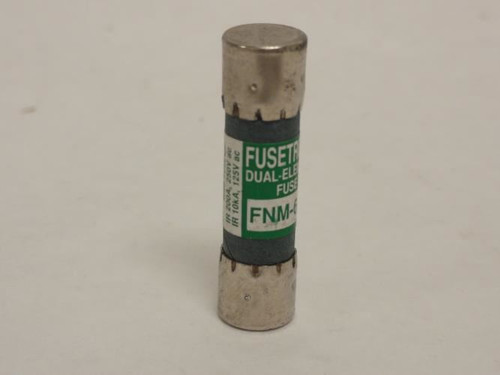 Fusetron FNM-6-1/4; Time Delay Fuse 6.25A; 125Vac; Nonindicating