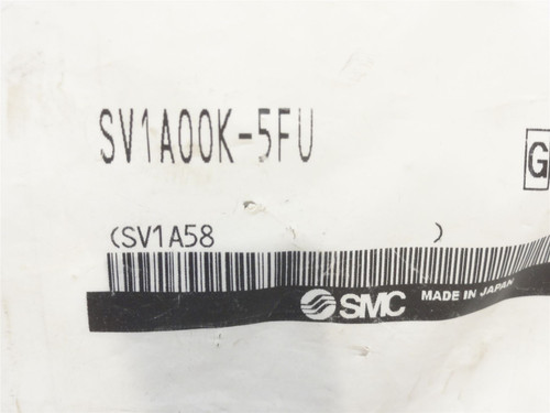 SMC SV1A00K-5FU; Solenoid Air Valve; 0.15-0.7MPa; 24VDC