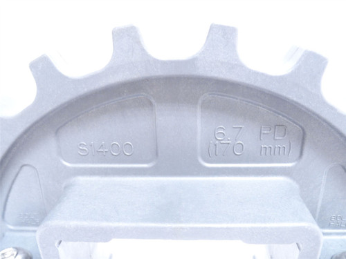 Intralox S6E2XXDAL4NN; Sprocket S1400; 21 Teeth; 2.5"ID Sq