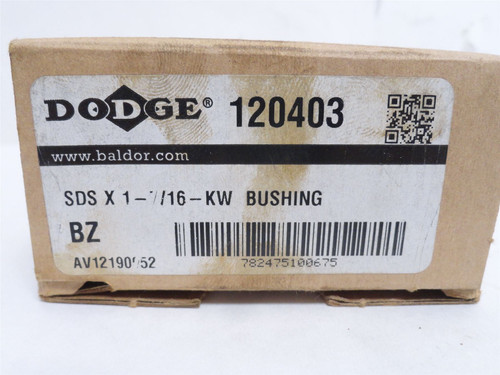 Dodge SDSx1-7/16-KW; QD Bushing 120403; 1-7/16"ID
