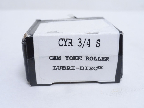 McGill CYR 3/4 S; Cam Yoke Roller 3/4"OD x 1/4"ID x 1/2" Wide