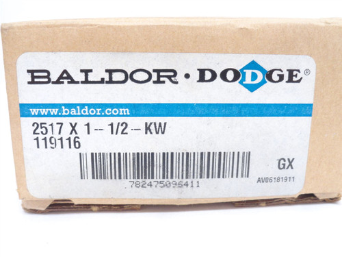 Dodge 2517x1-1/2-KW; Taper Lock Bushing 119116; 1-1/2"ID