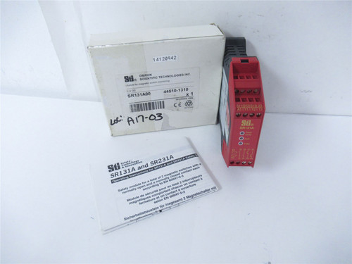 Omron SR131A00 44510-1310; STI Safety Module 24VDC 2 In 2 Out