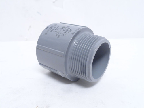 Spears 836-015; PVC Pipe Adaptor; 1-1/2NPT x 1-1/2" Socket