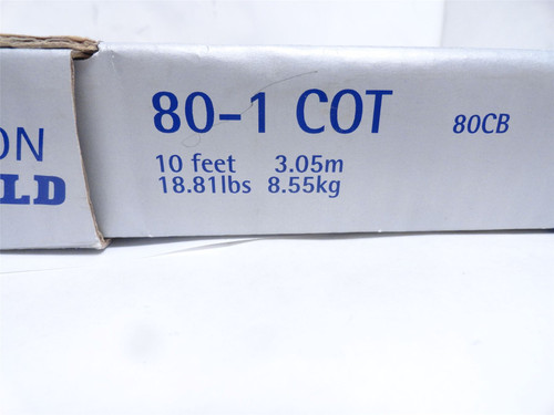 Renold 80A1CX10FT; Steel Roller Chain #80; Cottered; 10' Long