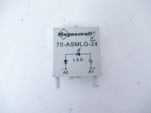 Magnecraft 70-ASMLG-24; Pushbutton Module 22mm Green