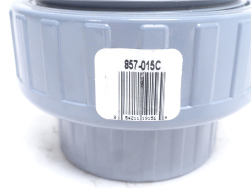 Spears 857-015C; PVC Pipe Union; Size: 1-1/2" Socket; Sch: 80