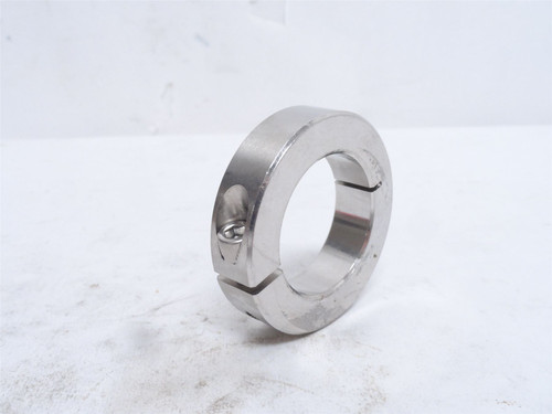 Climax G1SC-150-SS; One Piece Split Clamp Collar; SS; 1-1/2"ID