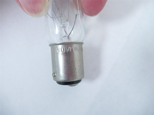 Grainger 4VCW9; Lot-3 Minature Light Bulb 7W 120V