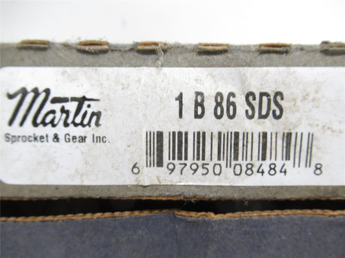 Martin 1 B 86 SDS; Bushed Pulley; 1 Groove; A; B Belt Size