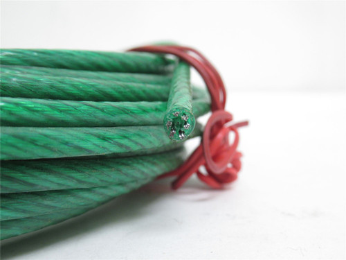 Dayton 2VJY1; Coated Cable; Steel;  7 x 7; 1/8" Cable; 50'