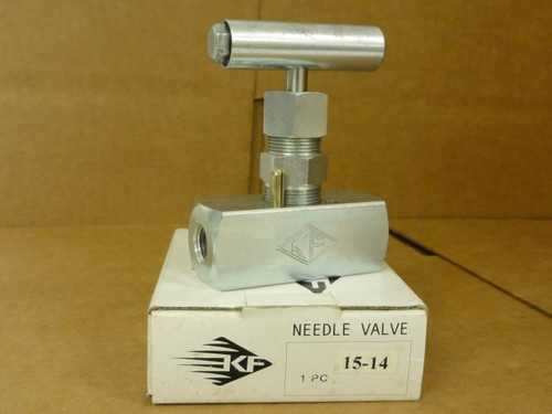 KF Industries 15-14; Needle Valve; 1/4"NPT; 6000PSI; 414bar