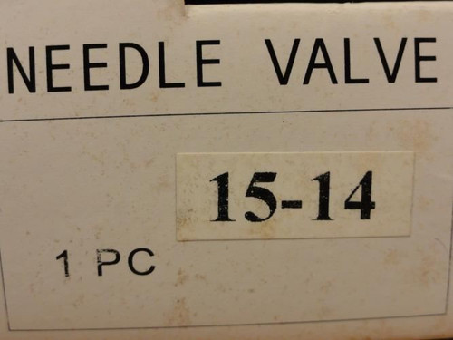 KF Industries 15-14; Needle Valve; 1/4"NPT; 6000PSI; 414bar