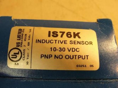 Infra IS76K; Inductive Sensor; 10-30VDC