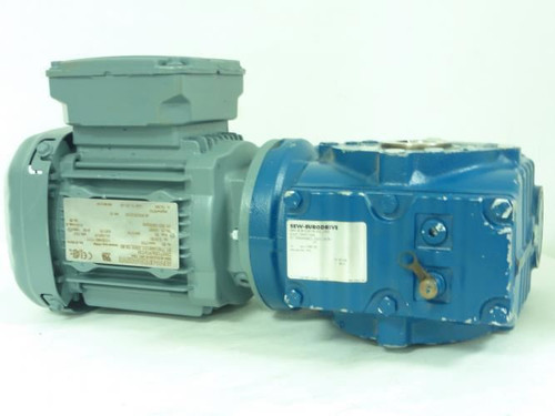 SEW-EuroDrive SA47DRS71M4; Gearbox; .33HP; 38:1 Ratio