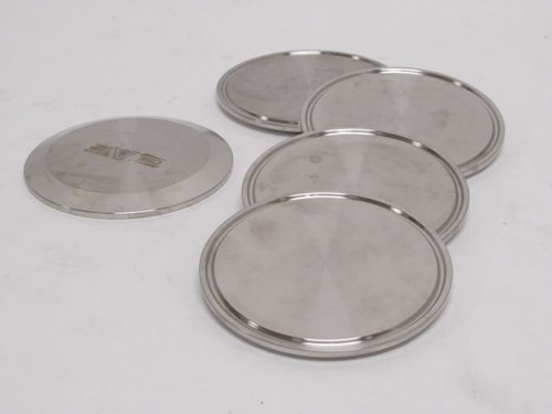 CSE 11P794; Lot-5 Solid End Caps; SS-304; Size 3"