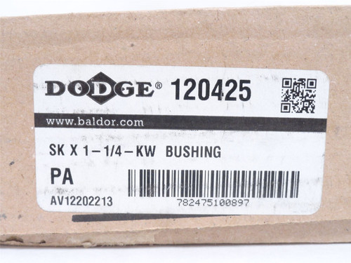 Dodge SK x 1-1/4-KW; QD Bushing 120425 1-1/4"ID 3-7/8" Flange