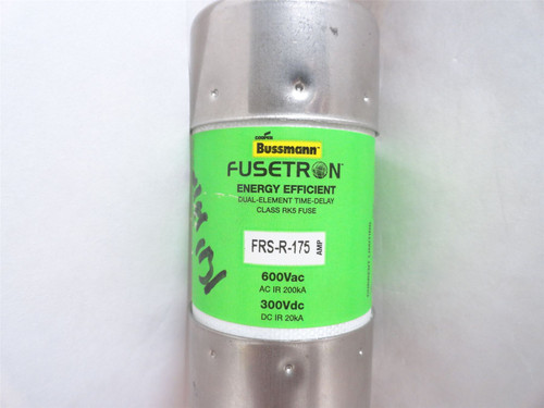 Bussmann FRS-R-175; Time Delay Fuse; 175A; 600VAC/300VDC