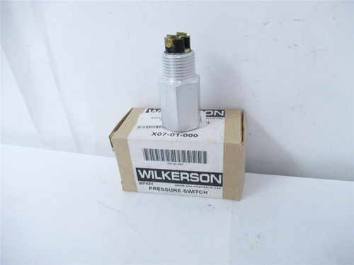 Wilkerson X07-01-000; Pressure Switch