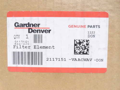 Gardner-Denver 2117151; Air Compressor Filter Element; 7"ID