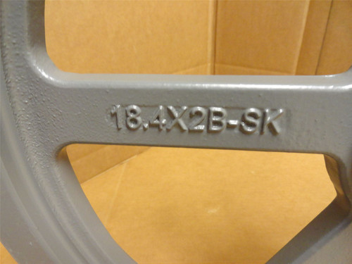 TB Woods 18.4X2B-SK; Bushed V-Belt Pulley 1842B; 2-Groove