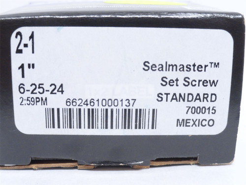 Sealmaster 2-1_; Insert Ball Bearing 1"ID x 52mmOD