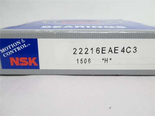 NSK 22216EAE4C3; Spherical Roller Bearing; 80mmID x 140mmOD