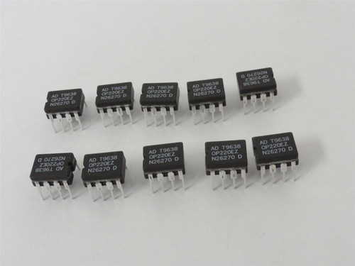 TI OP220EZ; Lot-10 Operational Amplifiers