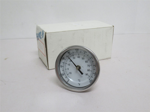 Vilter 1467G; Bi-Metal Thermometer; 0-200PSI; 1/2NPT; 3" Dial