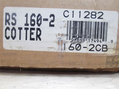Tsubaki RS 160-2CB; Cotter Chain #160; 10' Long; Double Row
