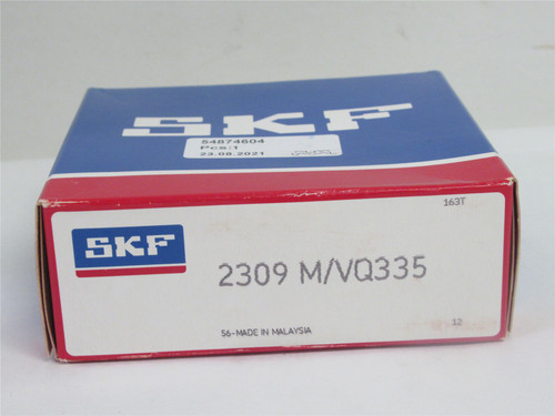 SKF 2309 M/VQ335; Self-Aligning Ball Bearings;45mmID; 100mmOD